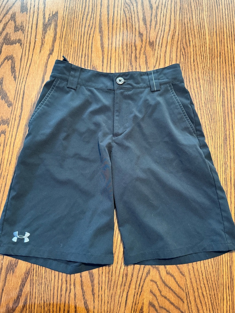 Under Armour Boys Black Performance Golf Shorts